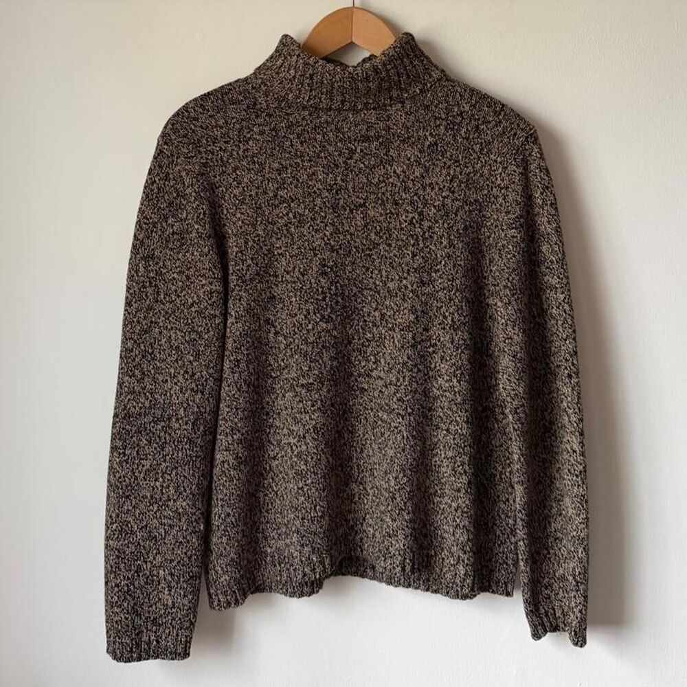 Vintage speckled cotton turtleneck - Picture 2 of 7